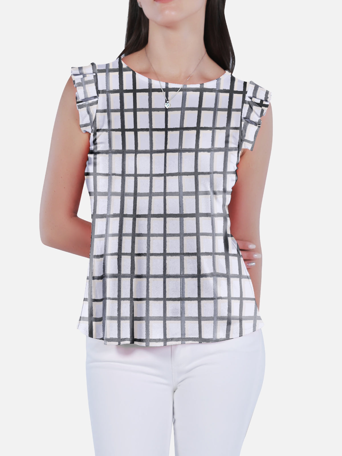 Flutter Sleeveless Top