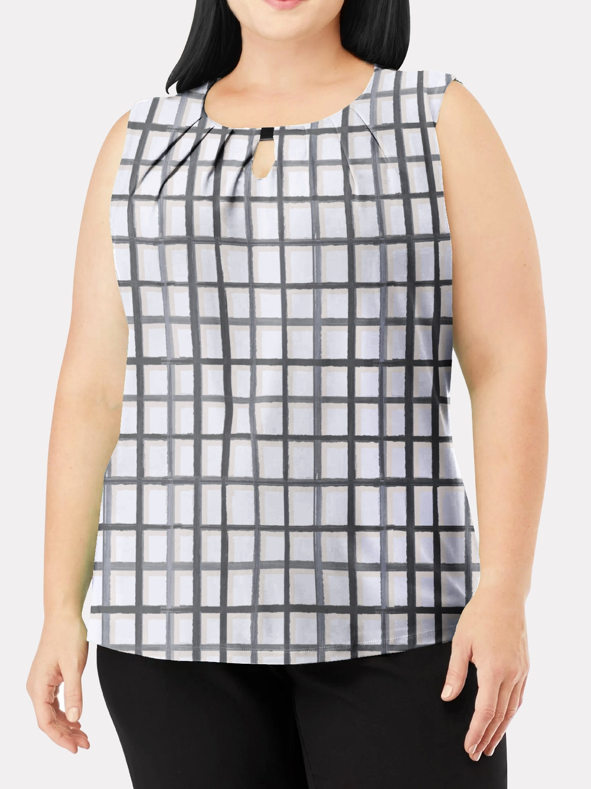 Hardware Sleeveless Top - PLUS SIZE