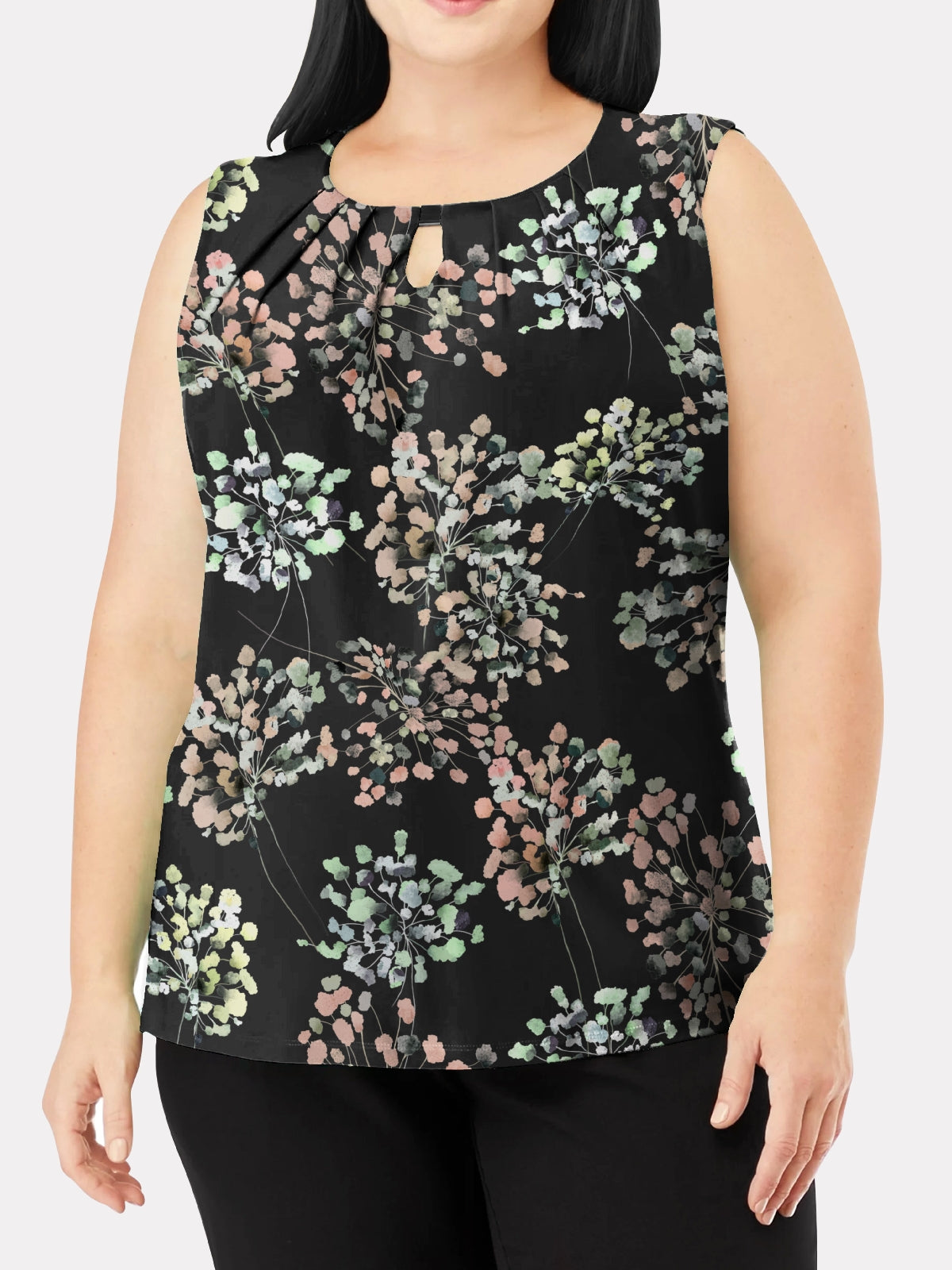 Hardware Sleeveless Top - PLUS SIZE