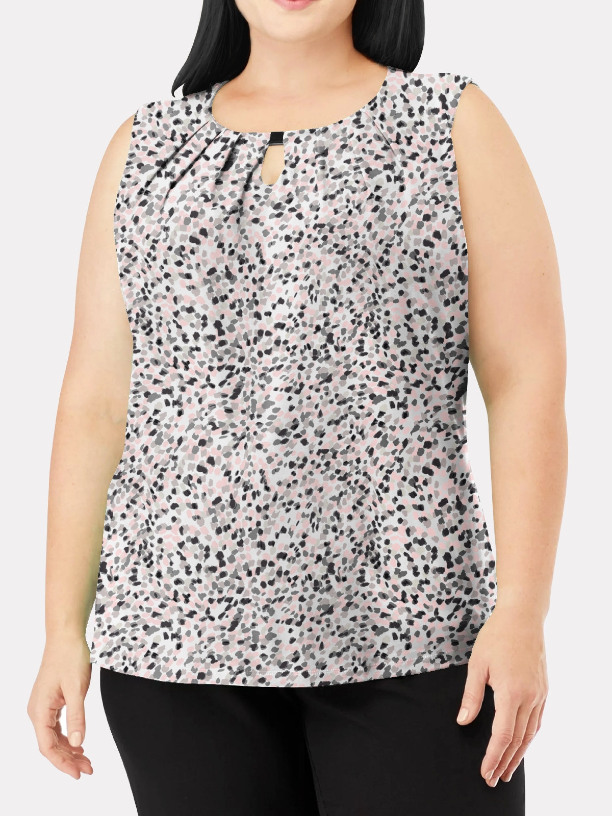 Hardware Sleeveless Top - PLUS SIZE