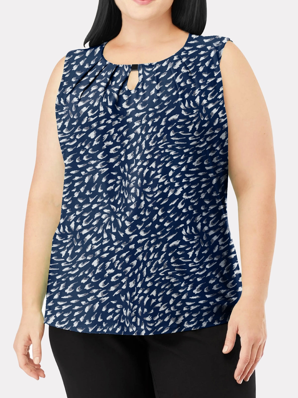 Hardware Sleeveless Top - PLUS SIZE