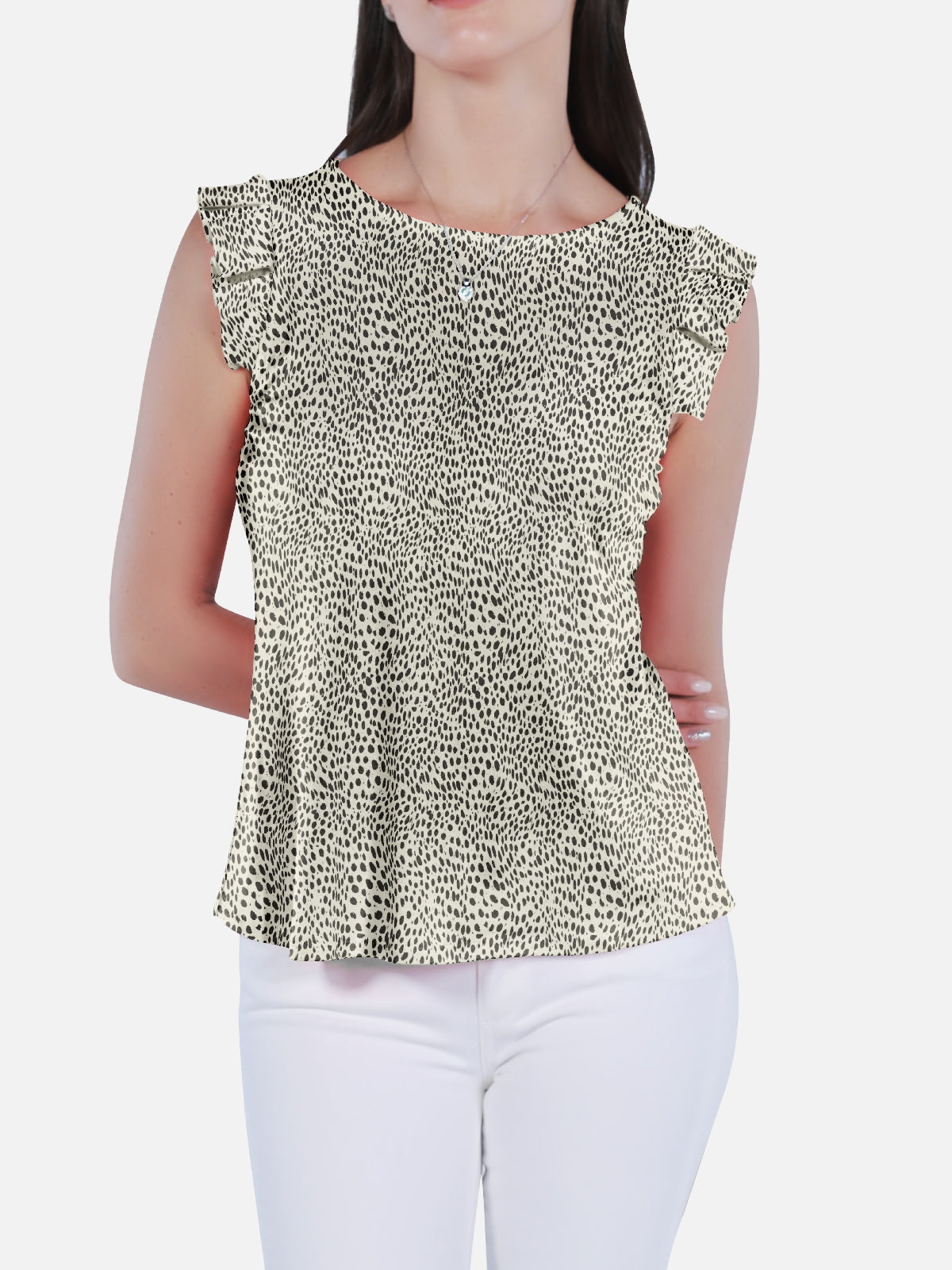 Flutter Sleeveless Top