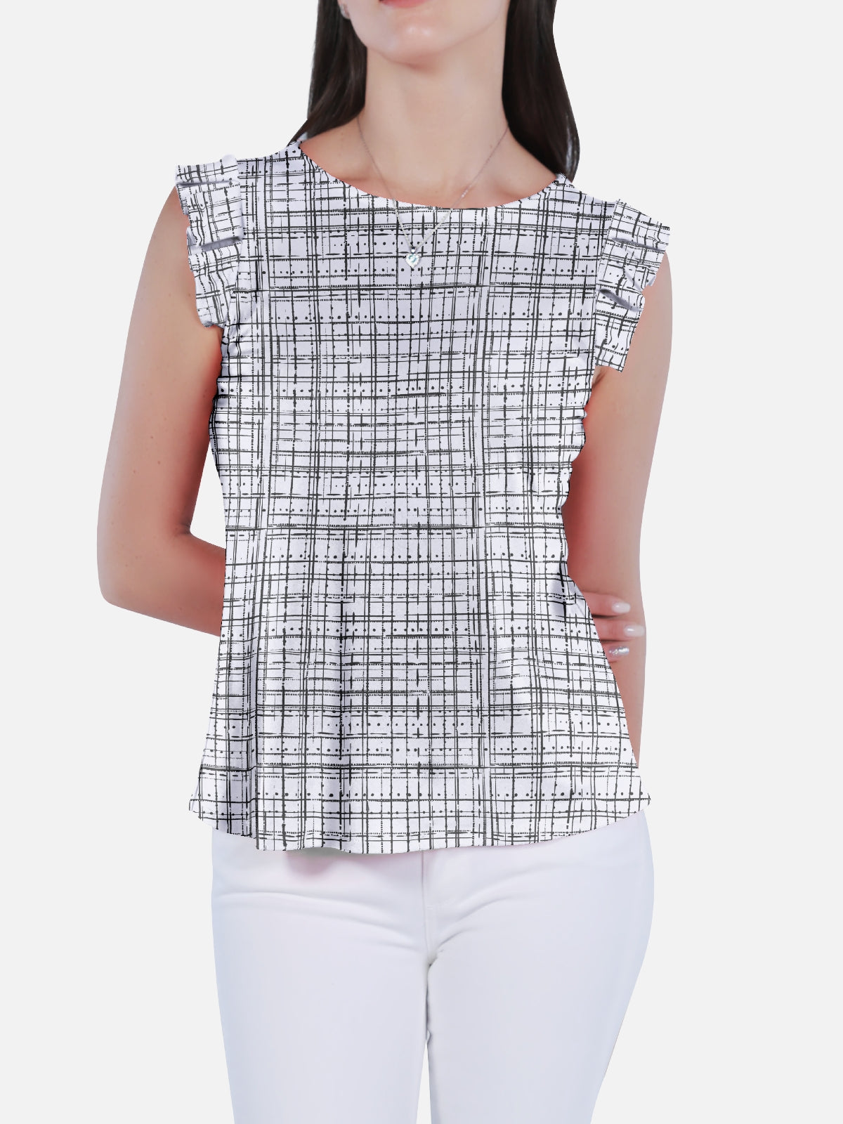 Flutter Sleeveless Top