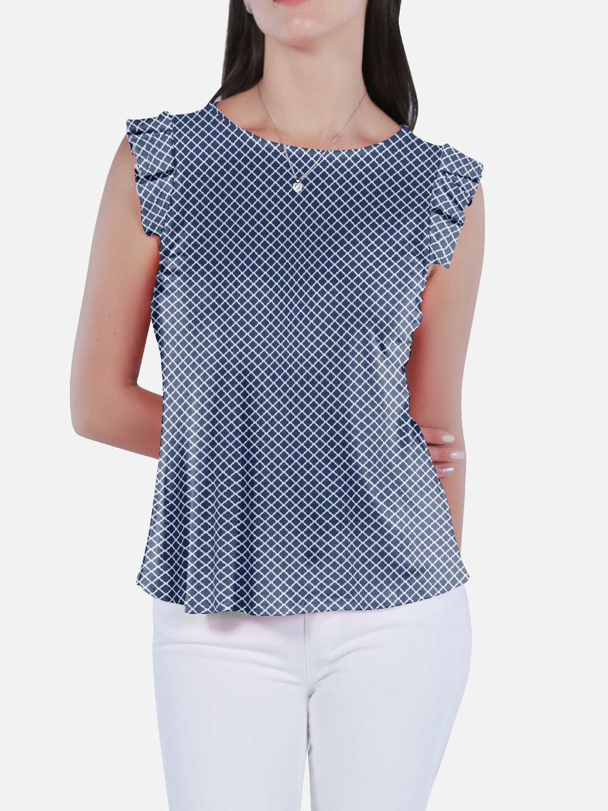 Flutter Sleeveless Top